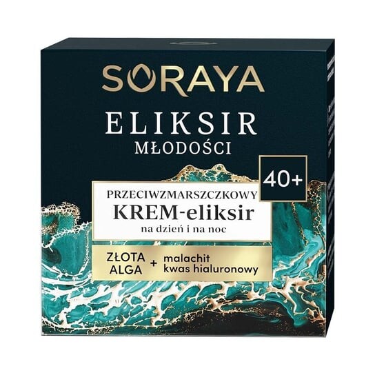 Крем-эликсир против морщин Soraya Elixir of Youth 40+ для дня и ночи 50мл
Крем-эликсир против морщин Soraya Elixir of Youth 40+ для дня и ночи 50мл