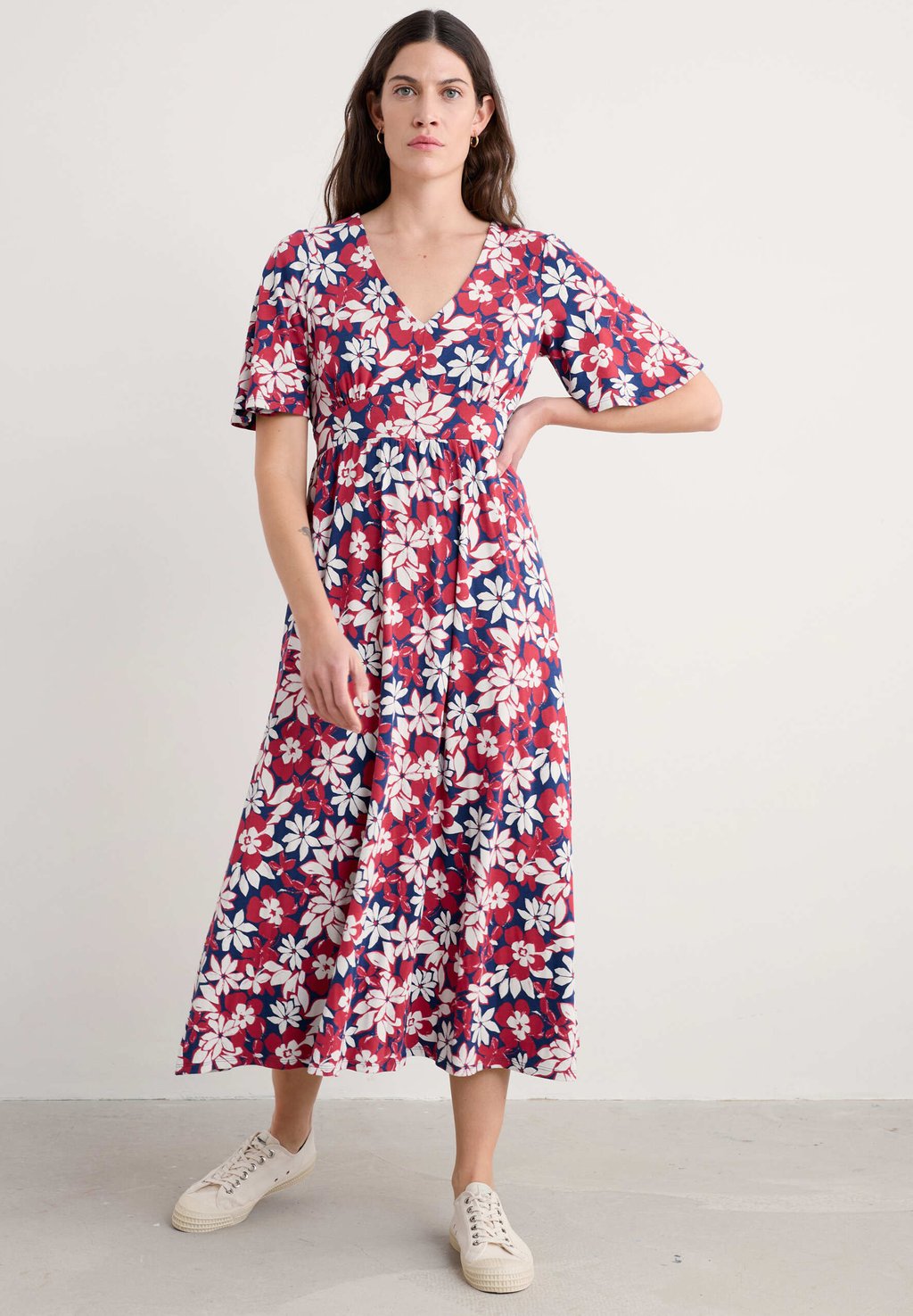 Платье из джерси CHATEAUX HALF SLEEVE Seasalt Cornwall, красный 
Платье из джерси CHATEAUX HALF SLEEVE Seasalt Cornwall, красный