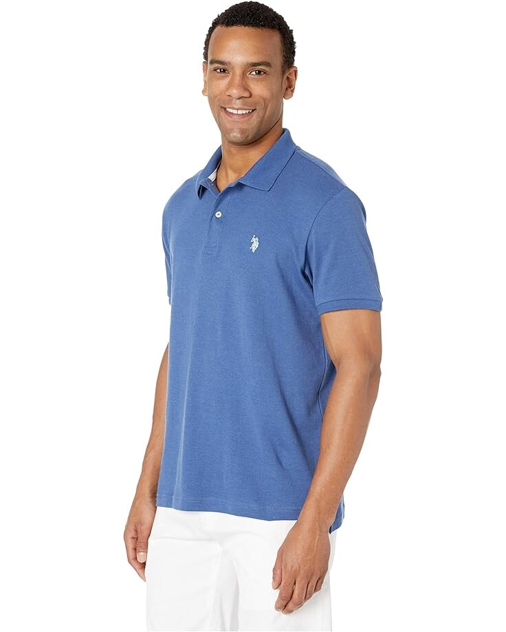 Поло U.S. POLO ASSN. Solid Interlock Polo, цвет Summer Navy Heather
Поло U.S. POLO ASSN. Solid Interlock Polo, цвет Summer Navy Heather