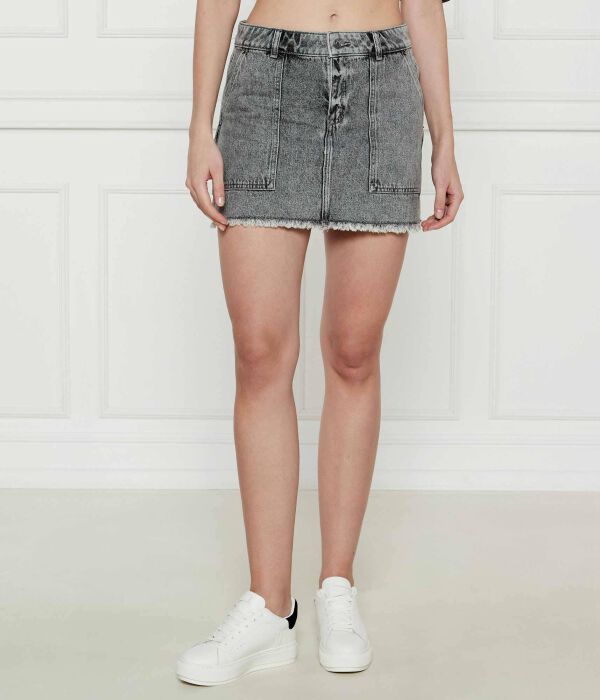 Юбка Michael Kors мини джинсовая, серый
Юбка Michael Kors мини джинсовая, серый