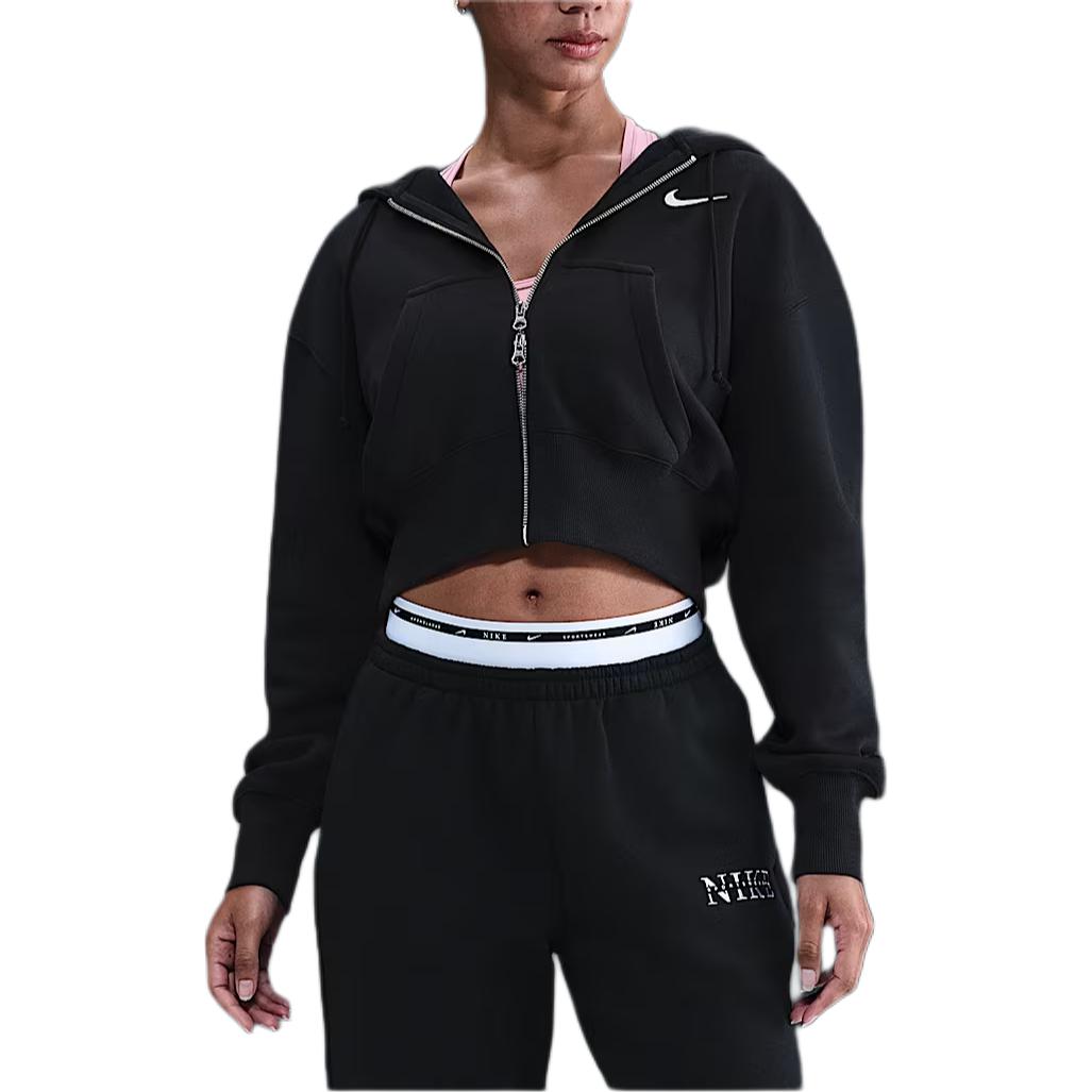 Спортивная одежда Phoenix Fleece женская свободная худи с полной молнией кроп Nike, черный
Спортивная одежда Phoenix Fleece женская свободная худи с полной молнией кроп Nike, черный