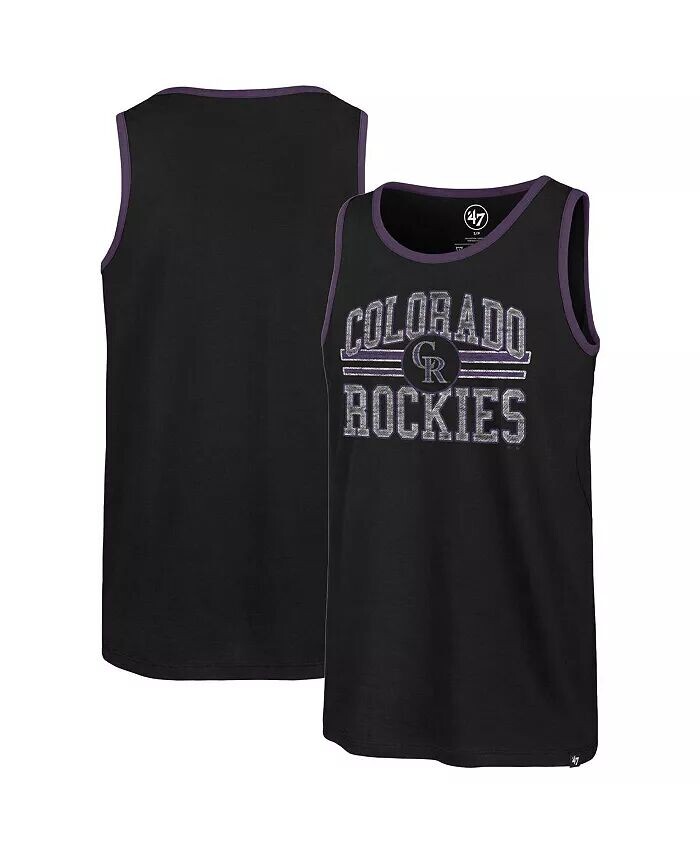 Мужская черная майка Colorado Rockies Winger Franklin '47 Brand
Мужская черная майка Colorado Rockies Winger Franklin '47 Brand