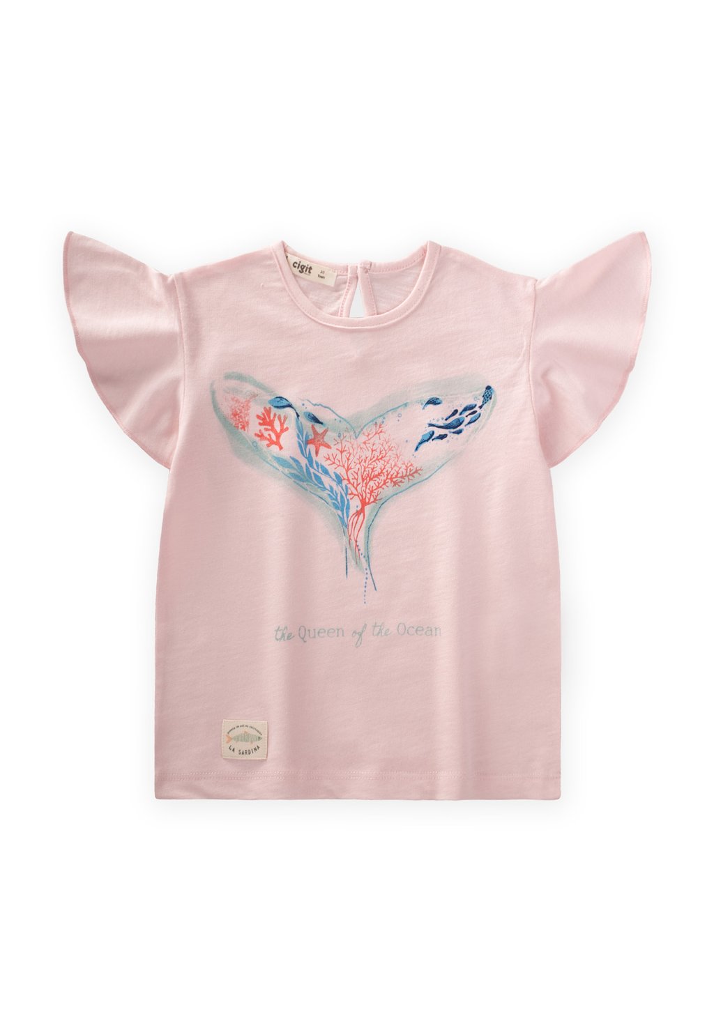 Футболка с принтом Cigit, светло-розовый
Футболка с принтом Cigit, светло-розовый