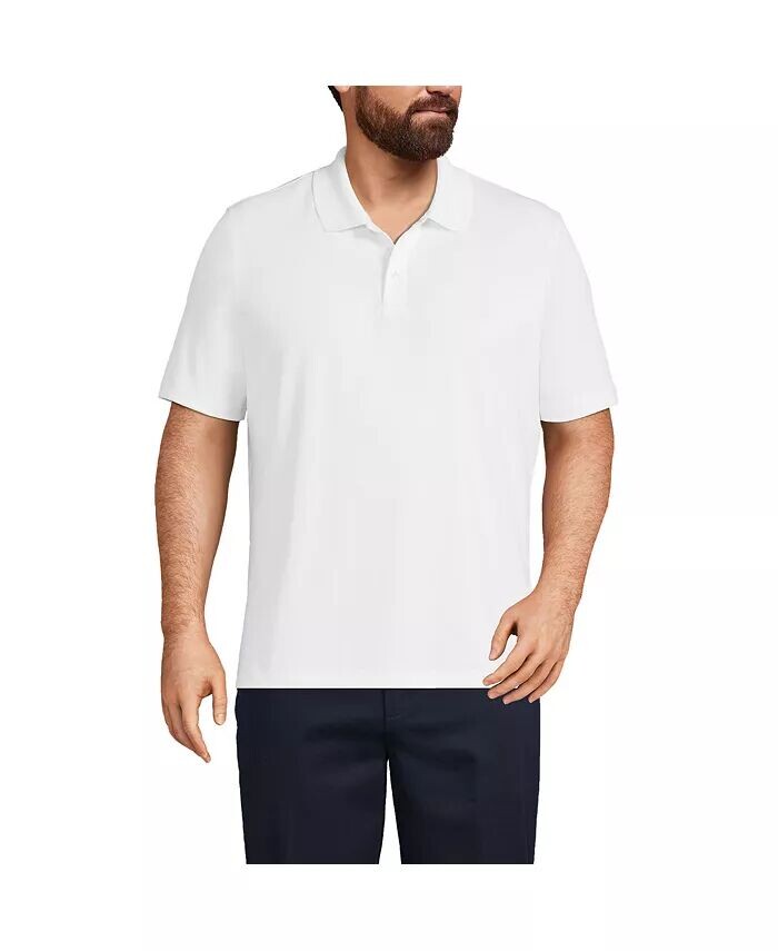 Однотонная поло Active Active с короткими рукавами для школьной формы Big & Tall Lands' End, белый
Однотонная поло Active Active с короткими рукавами для школьной формы Big & Tall Lands' End, белый