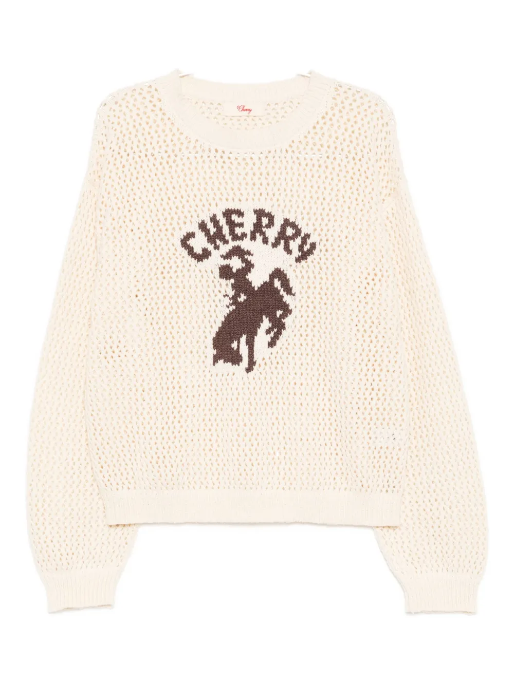Свитер с вышитым логотипом Cherry LA, нейтральный
Свитер с вышитым логотипом Cherry LA, нейтральный