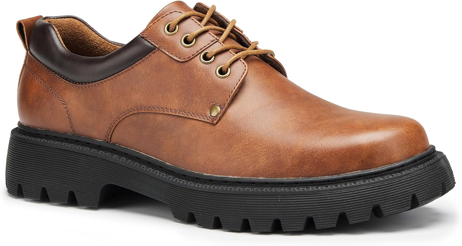 Мужские классические оксфорды с массивной платформой, на шнуровке, стиль повседневного делового костюма Generic, коричневый
Мужские классические оксфорды с массивной платформой, на шнуровке, стиль повседневного делового костюма Generic, коричневый