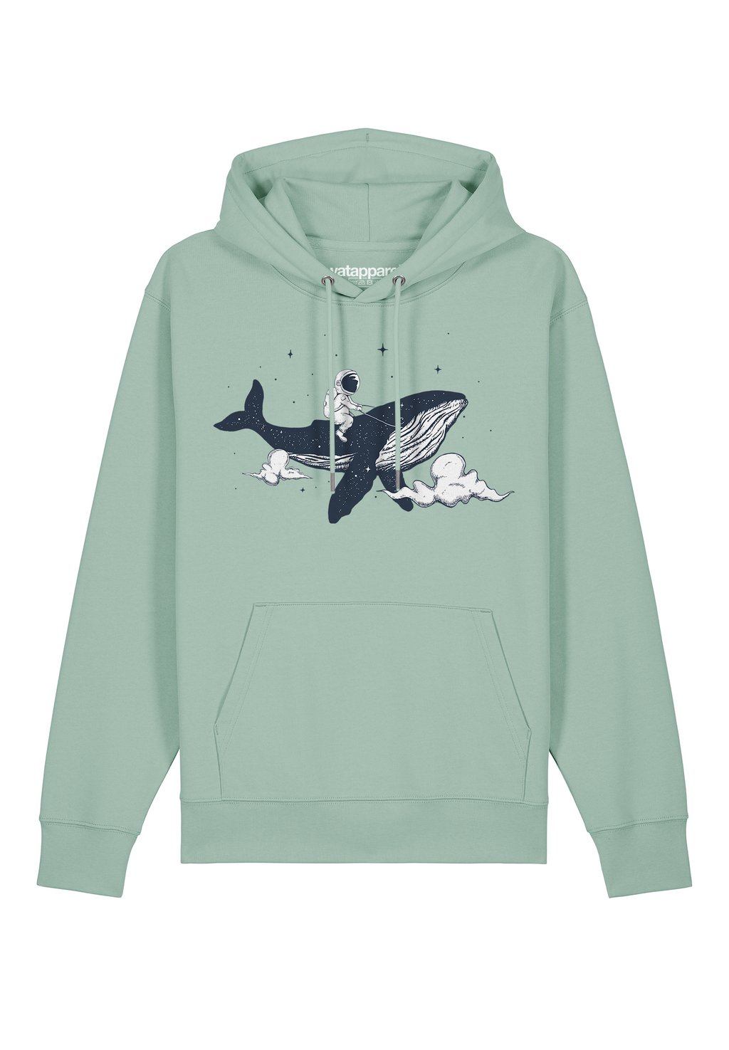 Толстовка с капюшоном SPACEWHALE watapparel, мятный
Толстовка с капюшоном SPACEWHALE watapparel, мятный