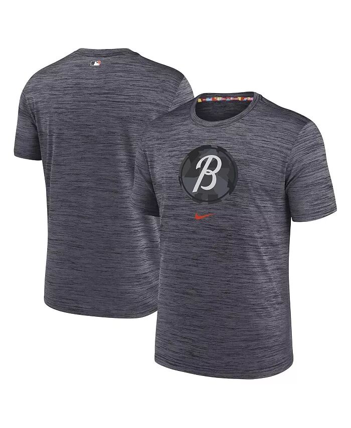Футболка мужская угольного цвета Baltimore Orioles City Connect Velocity Practice Performance Nike
Футболка мужская угольного цвета Baltimore Orioles City Connect Velocity Practice Performance Nike