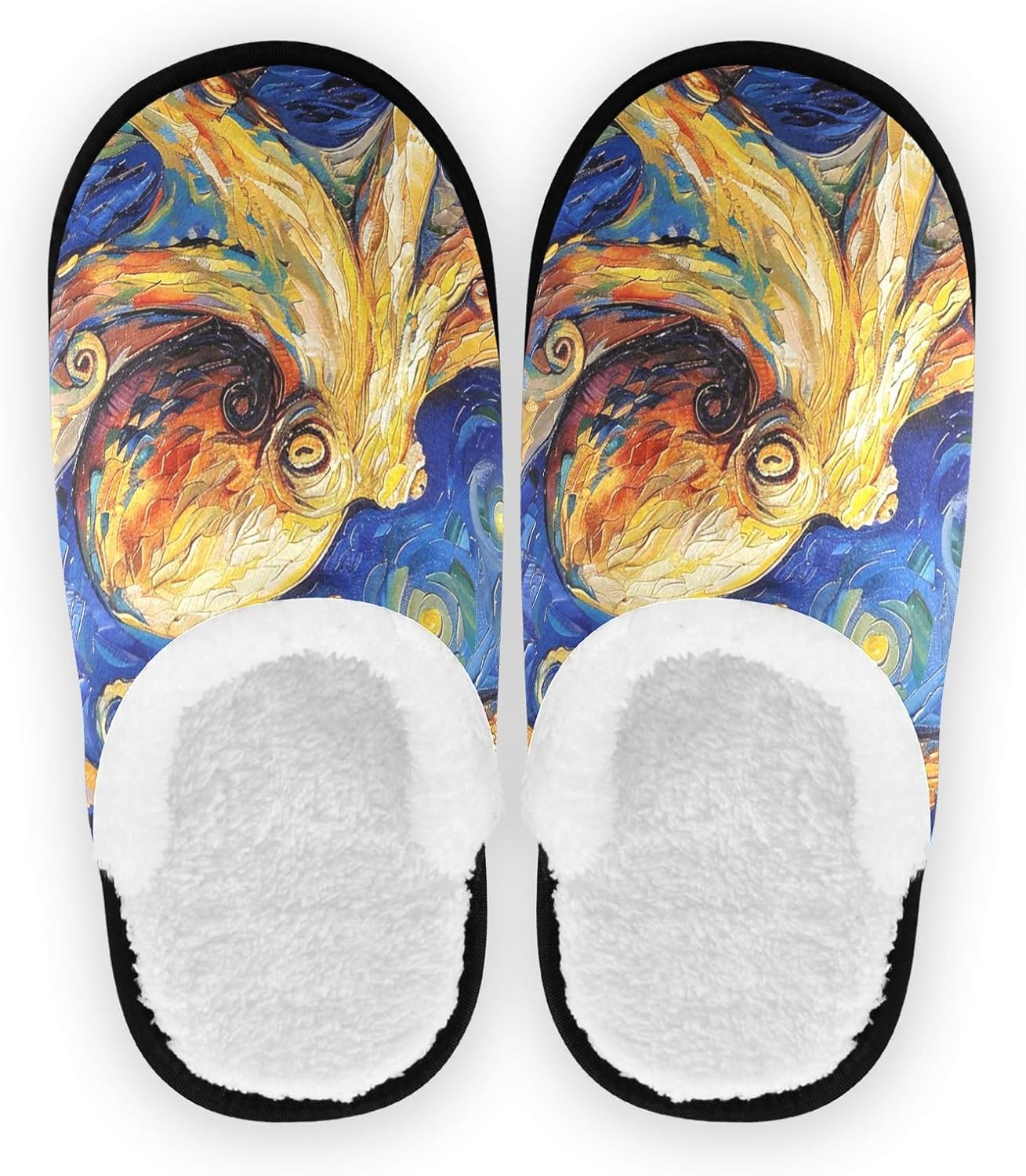 Мягкие плюшевые тапочки FENOCHE Octopus Van Gogh для женщин и мужчин, теплые, удобные, для путешествий и спа, с подошвой, предотвращающей скольжение, Multicolor
Мягкие плюшевые тапочки FENOCHE Octopus Van Gogh для женщин и мужчин, теплые, удобные, для путешествий и спа, с подошвой, предотвращающей скольжение, Multicolor