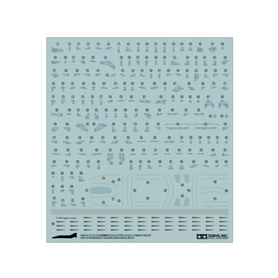 Набор наклеек F-4 Phantom II A, Military Aircraft Models (1:48) (Tamiya)
Набор наклеек F-4 Phantom II A, Military Aircraft Models (1:48) (Tamiya)