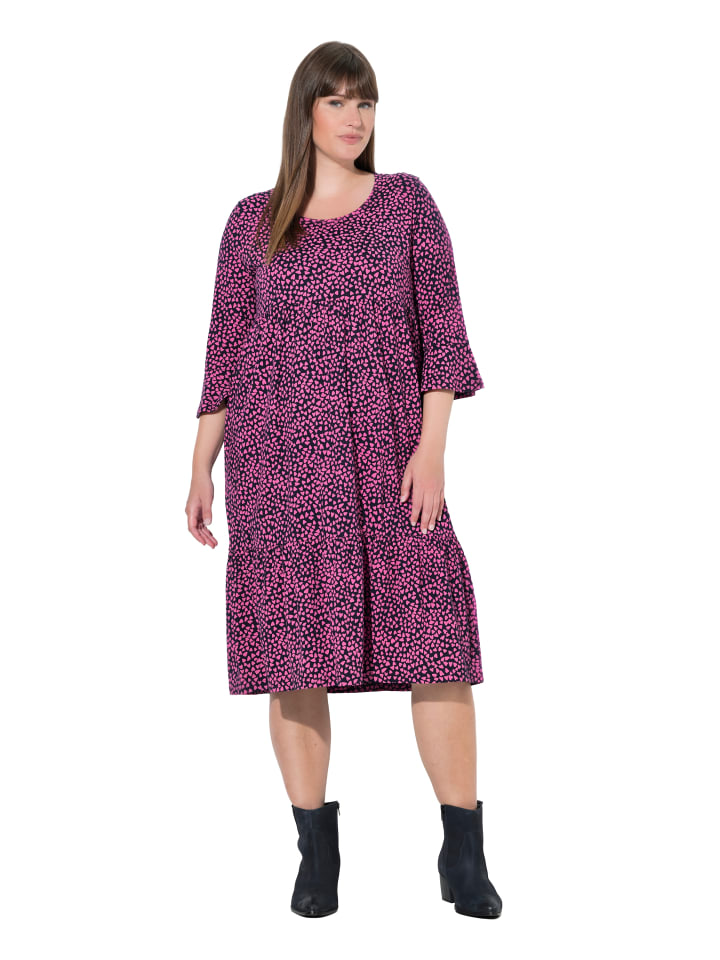 Ulla Popken Трикотажное платье темно-синего цвета
Ulla Popken Трикотажное платье темно-синего цвета