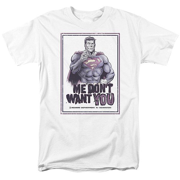 Футболка с коротким рукавом Superman don't want you Licensed Character
Футболка с коротким рукавом Superman don't want you Licensed Character