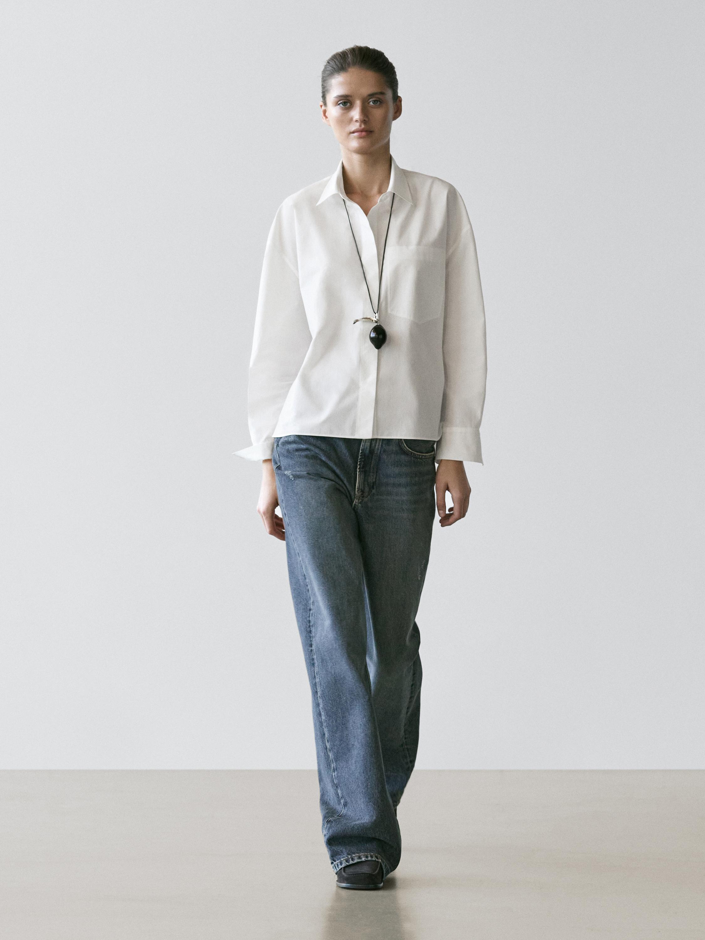 Рубашка из 100% хлопка Massimo Dutti, white
Рубашка из 100% хлопка Massimo Dutti, white