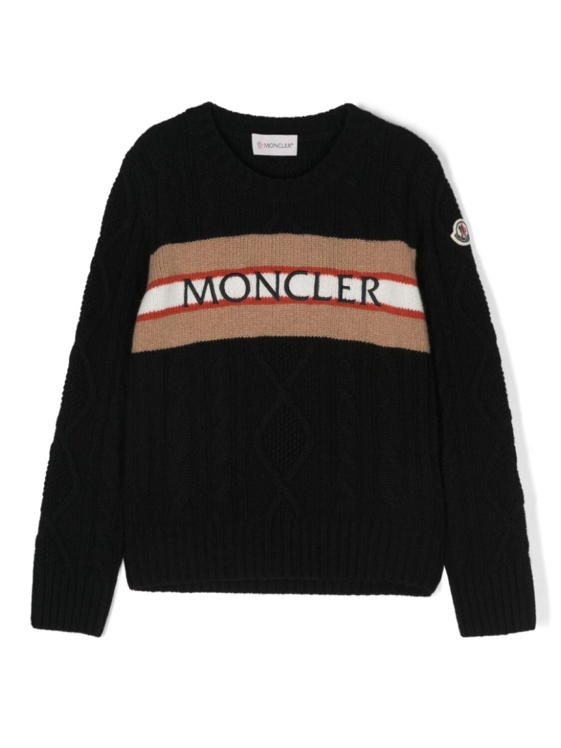 Moncler Enfant свитер с вышитым логотипом, черный
Moncler Enfant свитер с вышитым логотипом, черный