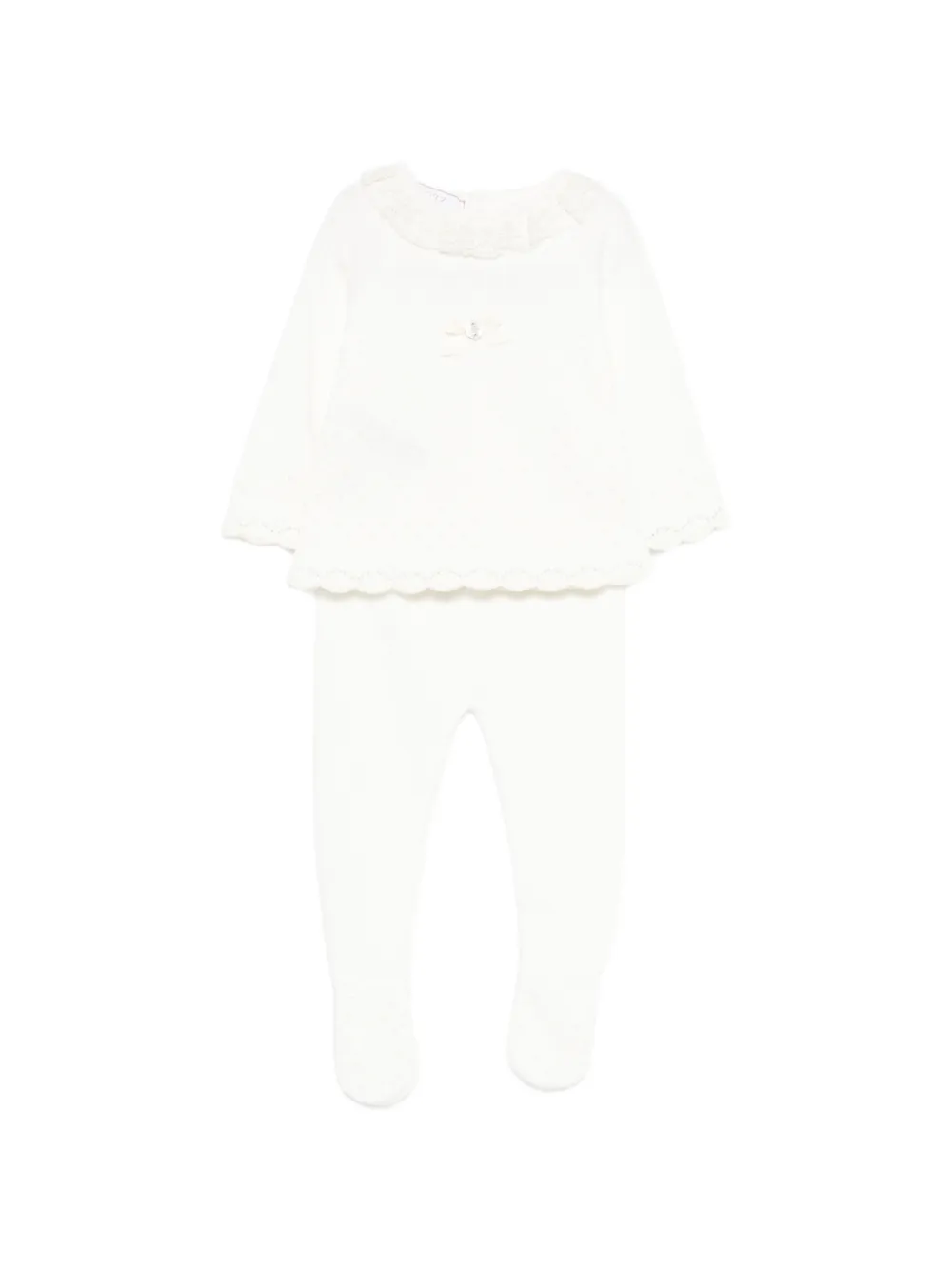 Кружевной комплект с брюками Paz Rodriguez, белый
Кружевной комплект с брюками Paz Rodriguez, белый