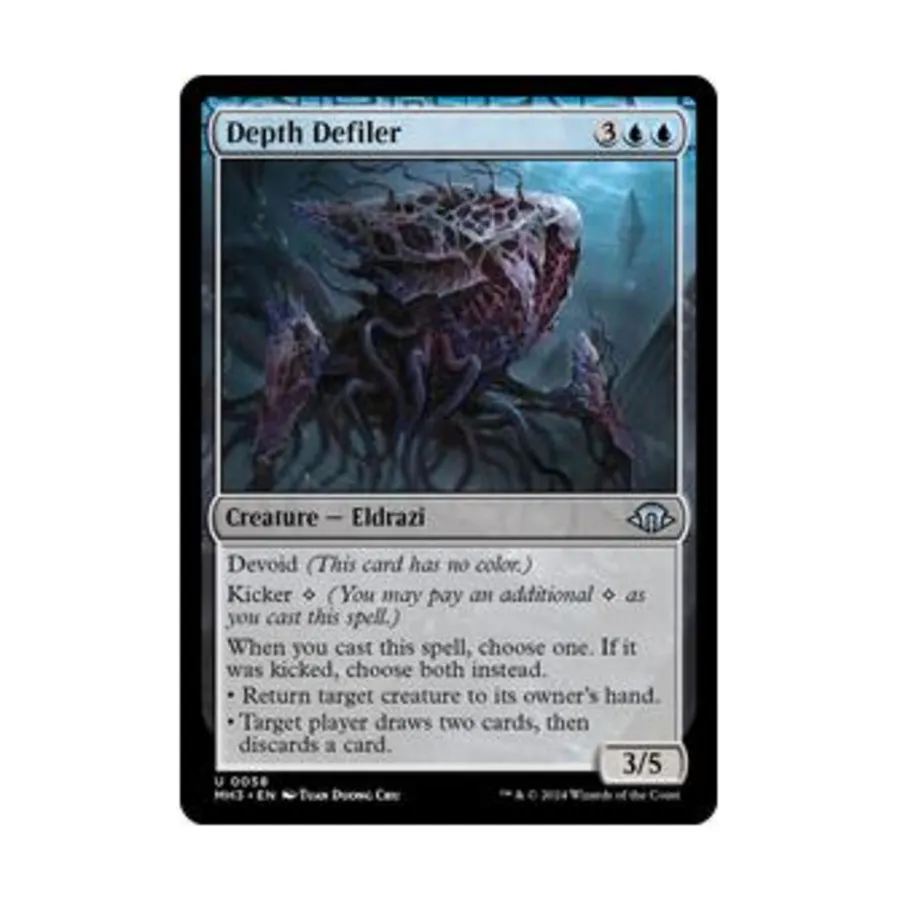CCG Осквернитель глубины (U), MTG - Modern Horizons 3
CCG Осквернитель глубины (U), MTG - Modern Horizons 3