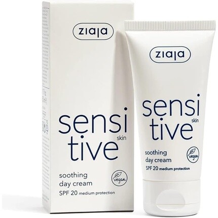 Sensitive успокаивающий дневной крем для чувствительной кожи 50мл, Ziaja 
Sensitive успокаивающий дневной крем для чувствительной кожи 50мл, Ziaja