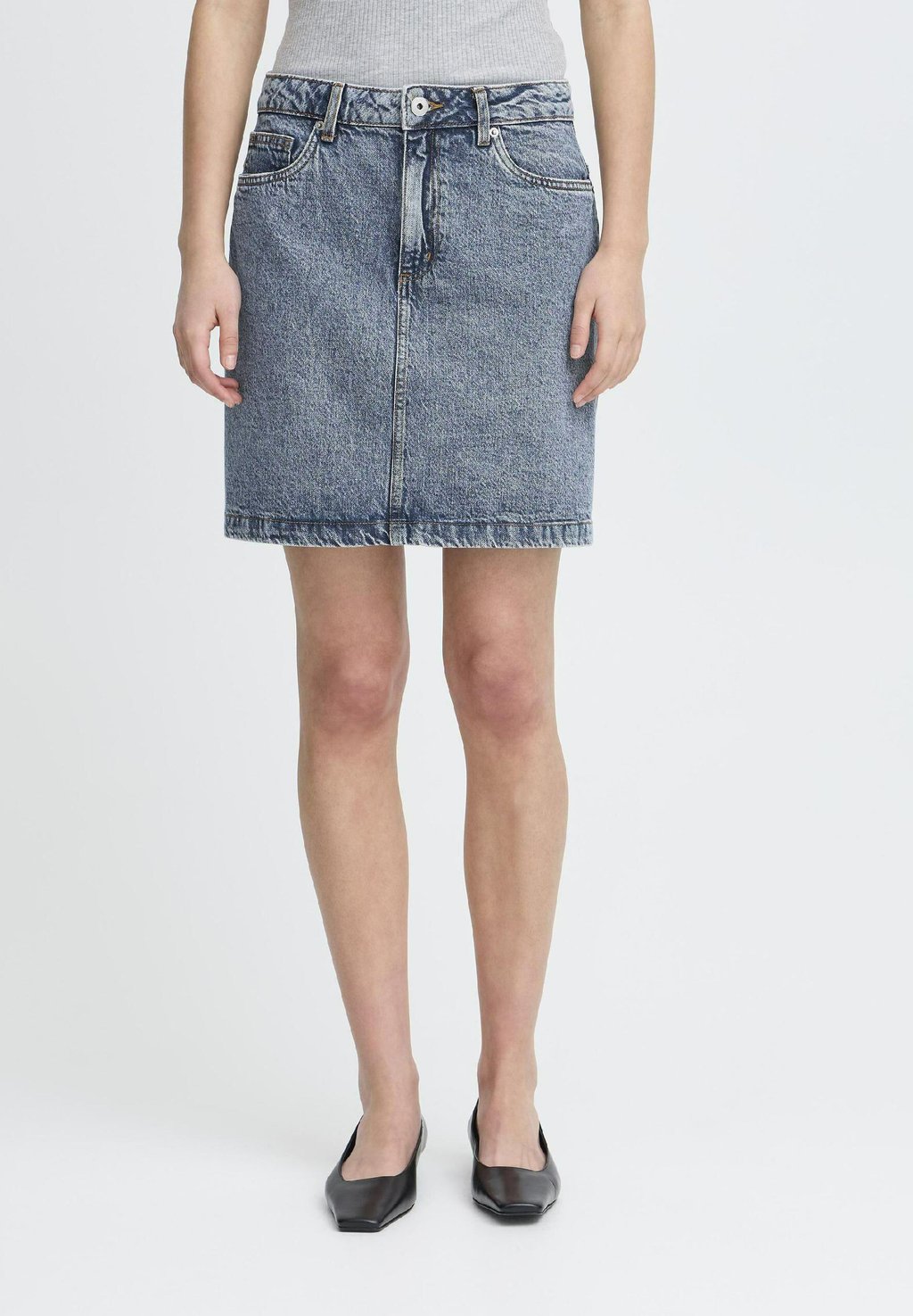 Юбка из денима Minigonna ICHI, синий
Юбка из денима Minigonna ICHI, синий