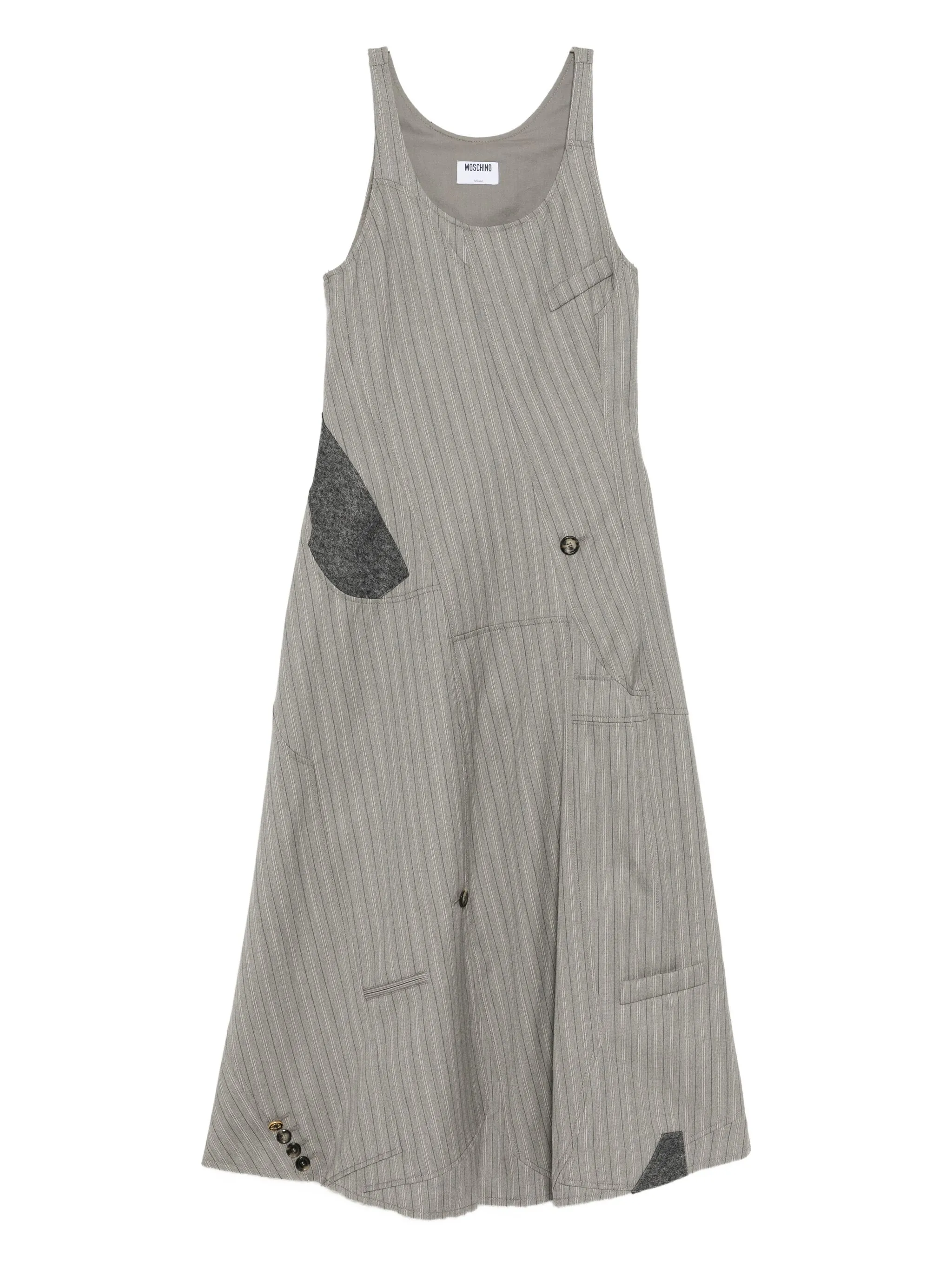 Платье асимметричного кроя Moschino, серый
Платье асимметричного кроя Moschino, серый