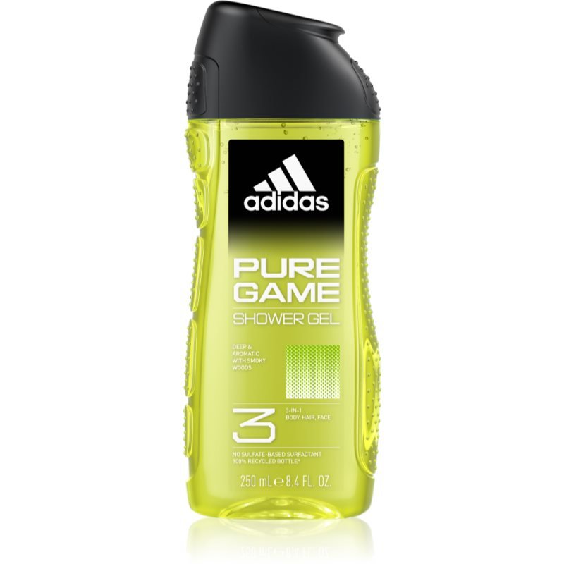 Гель для душа Pure Game 3-в-1 для мужчин Бренды Adidas 
Гель для душа Pure Game 3-в-1 для мужчин Бренды Adidas
