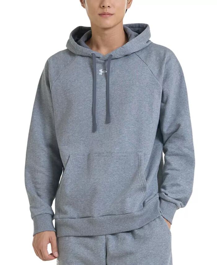 Мужская флисовая толстовка с вышитым логотипом Rival Under Armour, черный
Мужская флисовая толстовка с вышитым логотипом Rival Under Armour, черный