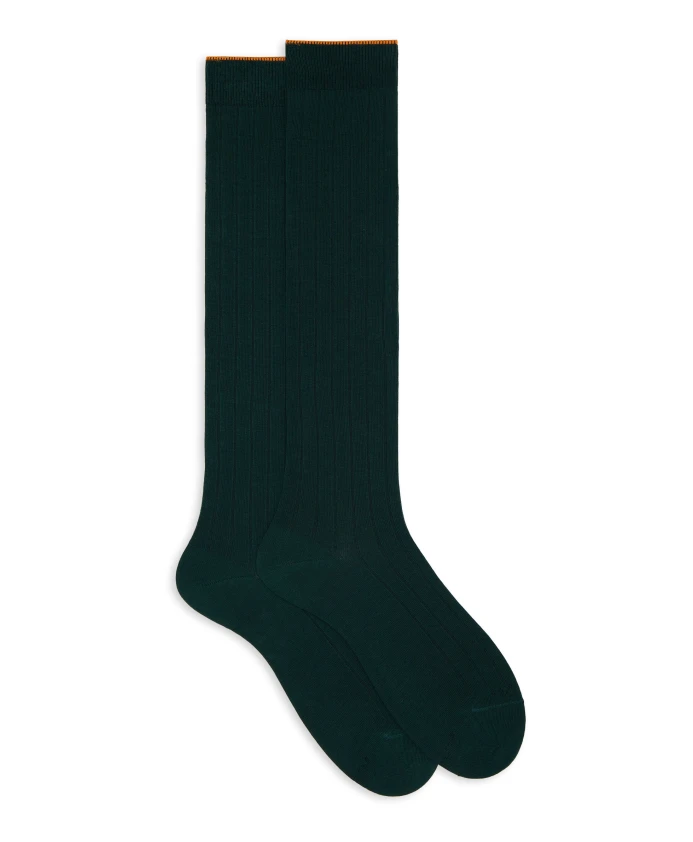 Длинные носки в рубчик Gallo, зеленый
Длинные носки в рубчик Gallo, зеленый