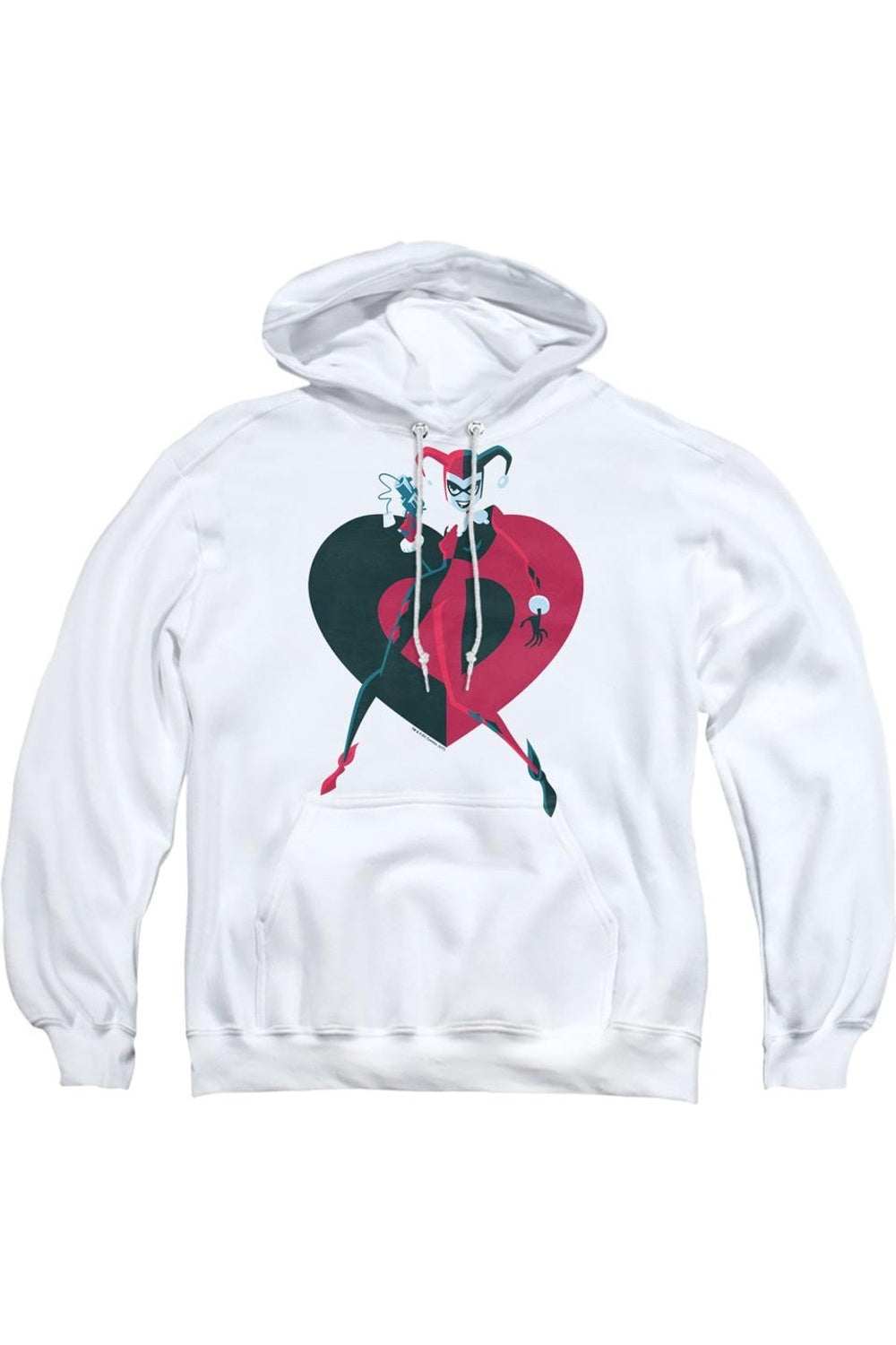 Толстовка с капюшоном Batman Harely Heart для взрослых Gildan, белый
Толстовка с капюшоном Batman Harely Heart для взрослых Gildan, белый