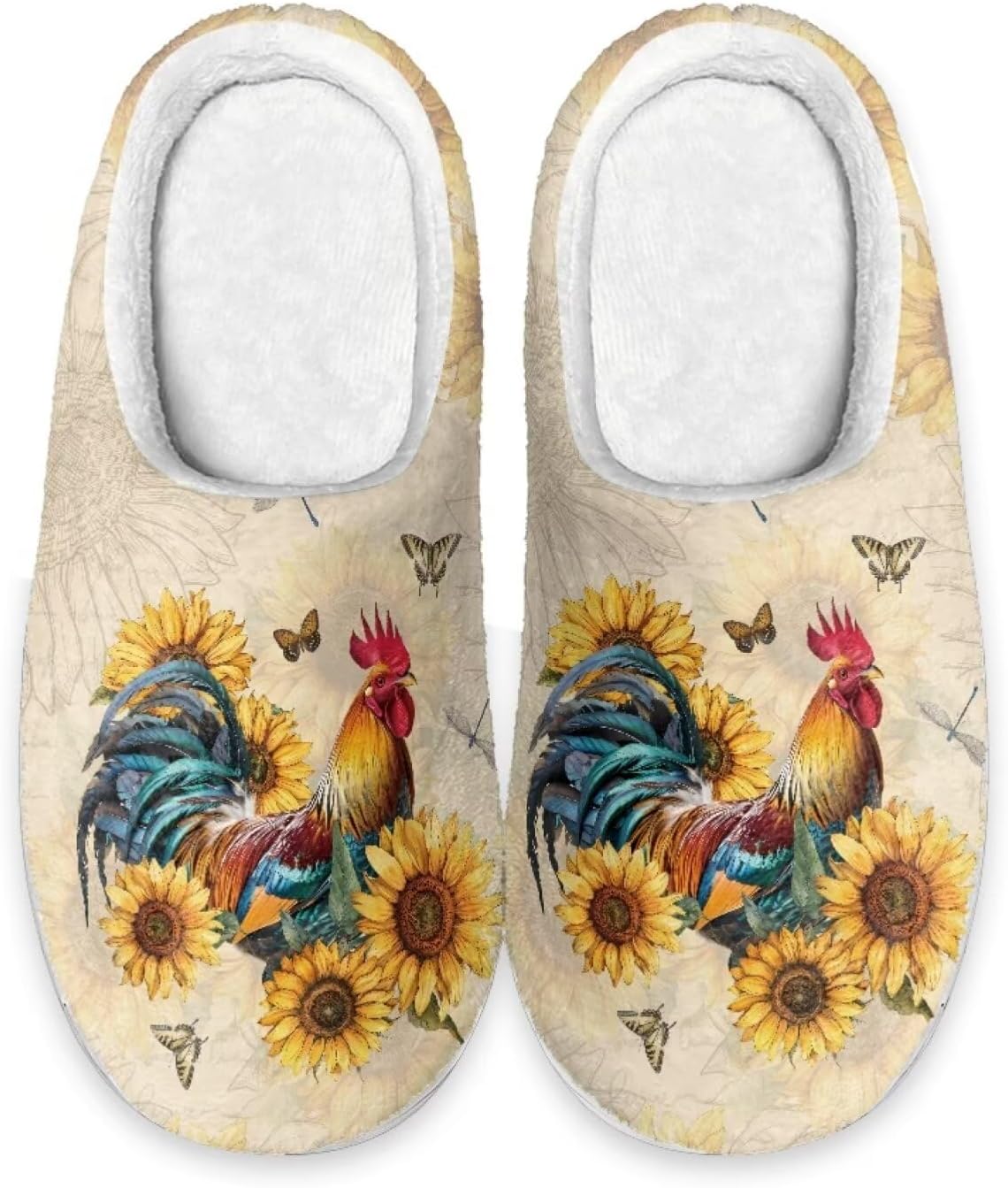 Женские домашние тапочки Forchrinse с милым 3D мопсом, теплые уютные тапочки, мужские домашние туфли, мягкие плюшевые пушистые тапочки для дома и улицы с противоскользящей подошвой, Sunflower Rooster
Женские домашние тапочки Forchrinse с милым 3D мопсом, теплые уютные тапочки, мужские домашние туфли, мягкие плюшевые пушистые тапочки для дома и улицы с противоскользящей подошвой, Sunflower Rooster