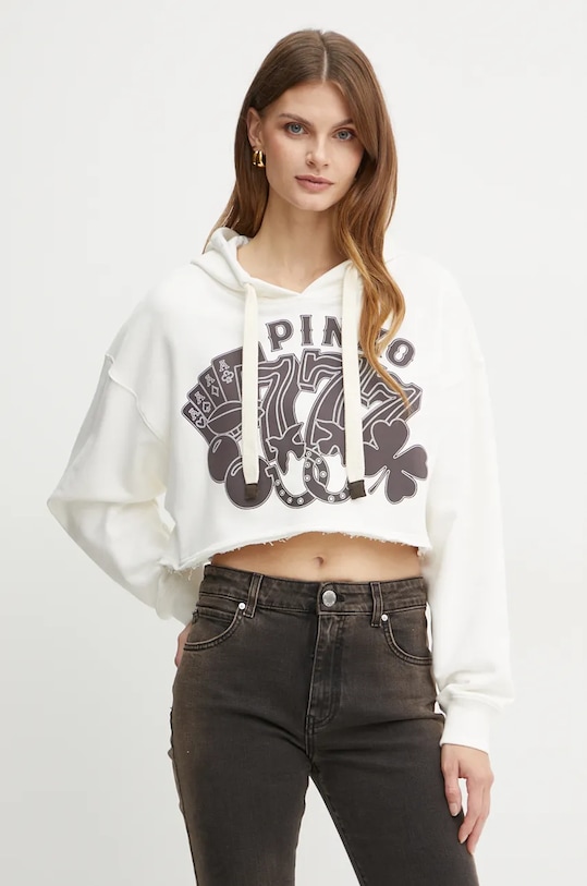 Хлопковая толстовка Pinko, бежевый
Хлопковая толстовка Pinko, бежевый