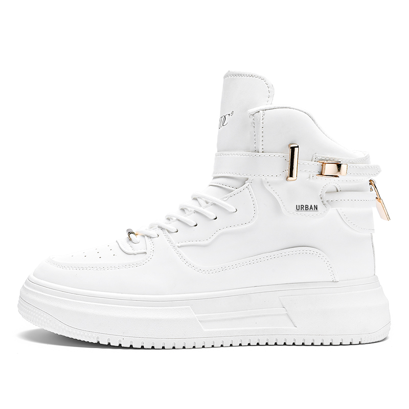 URBAN AUTHENTIC Скользоустойчивые износостойкие легкие мужские кэжуал кеды хай-топ белые, цвет White
URBAN AUTHENTIC Скользоустойчивые износостойкие легкие мужские кэжуал кеды хай-топ белые, цвет White