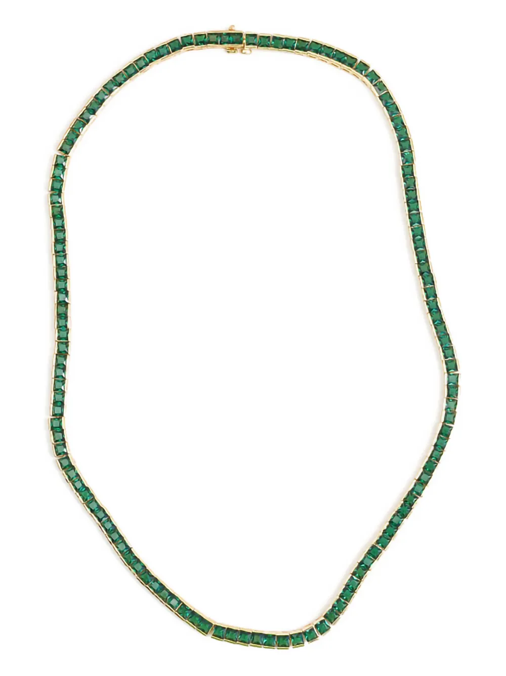 Декорированное колье Tennis Izabel Display, зеленый 
Декорированное колье Tennis Izabel Display, зеленый