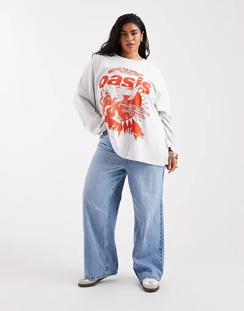 Лонгслив свободного кроя с длинными рукавами ASOS DESIGN Curve с лицензией на дебютный альбом Oasis серого цвета
Лонгслив свободного кроя с длинными рукавами ASOS DESIGN Curve с лицензией на дебютный альбом Oasis серого цвета