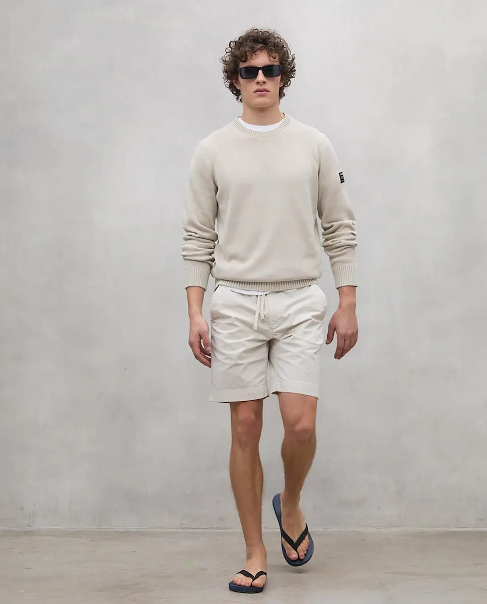 Мужские шорты с пятью карманами на резинке и шнурком Ecoalf, бежевый
Мужские шорты с пятью карманами на резинке и шнурком Ecoalf, бежевый