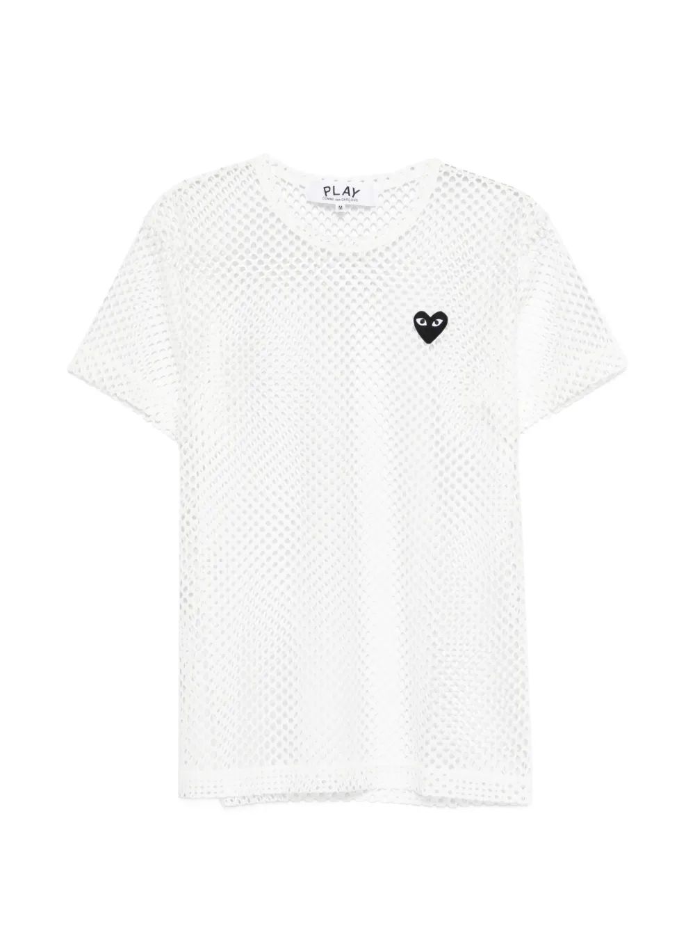 Футболка из сетчатой ткани с нашивкой-логотипом Comme Des Garçons Play, белый
Футболка из сетчатой ткани с нашивкой-логотипом Comme Des Garçons Play, белый
