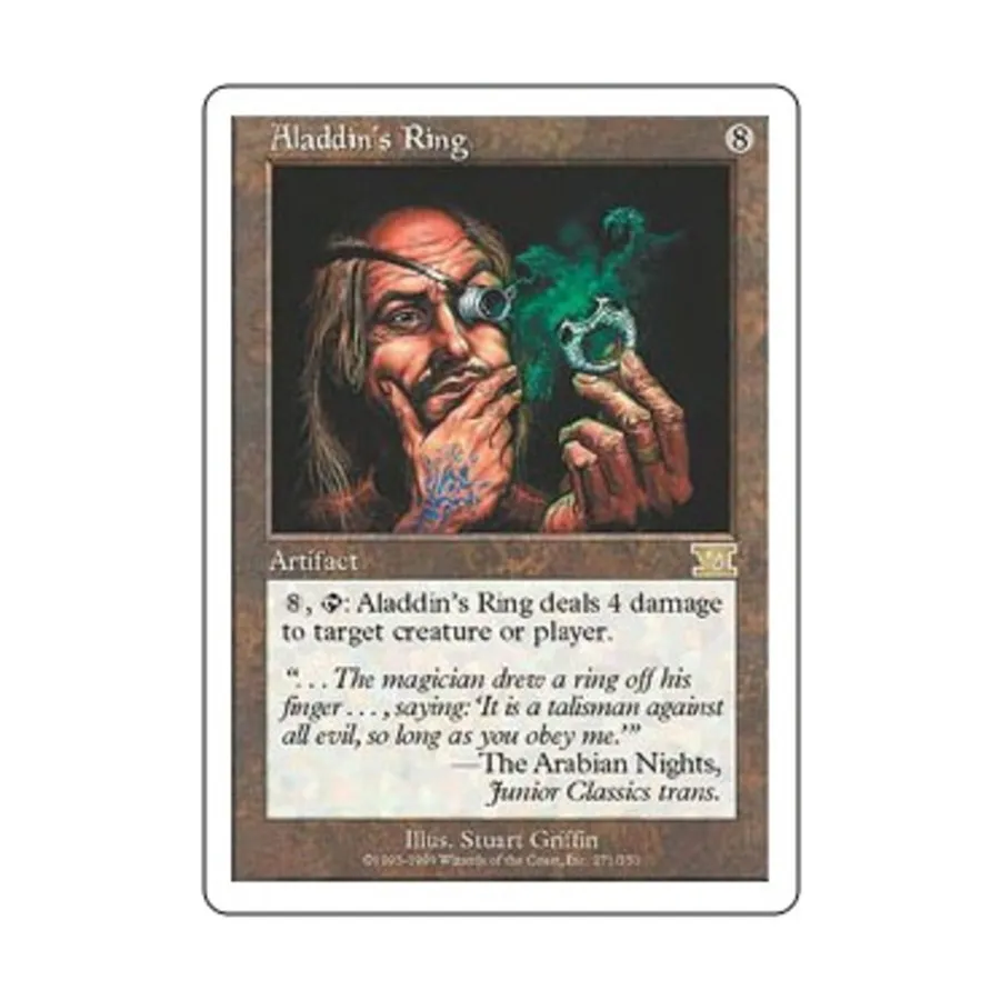 CCG Кольцо Аладдина (клавиша R), MTG - 6th Edition (Classic)
CCG Кольцо Аладдина (клавиша R), MTG - 6th Edition (Classic)