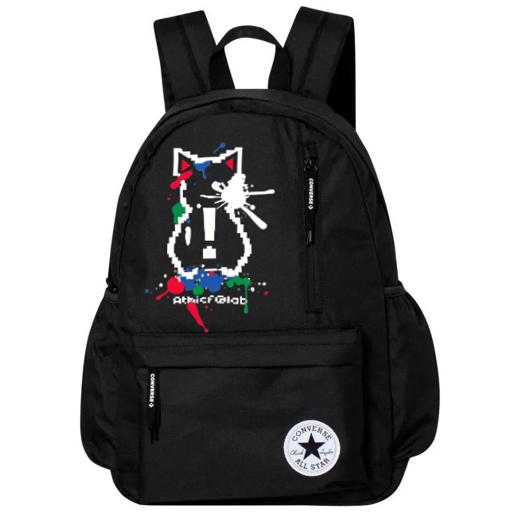 Converse Полиэстеровый рюкзак унисекс черно-белый, Another 1 Pack Cat Carrier 
Converse Полиэстеровый рюкзак унисекс черно-белый, Another 1 Pack Cat Carrier