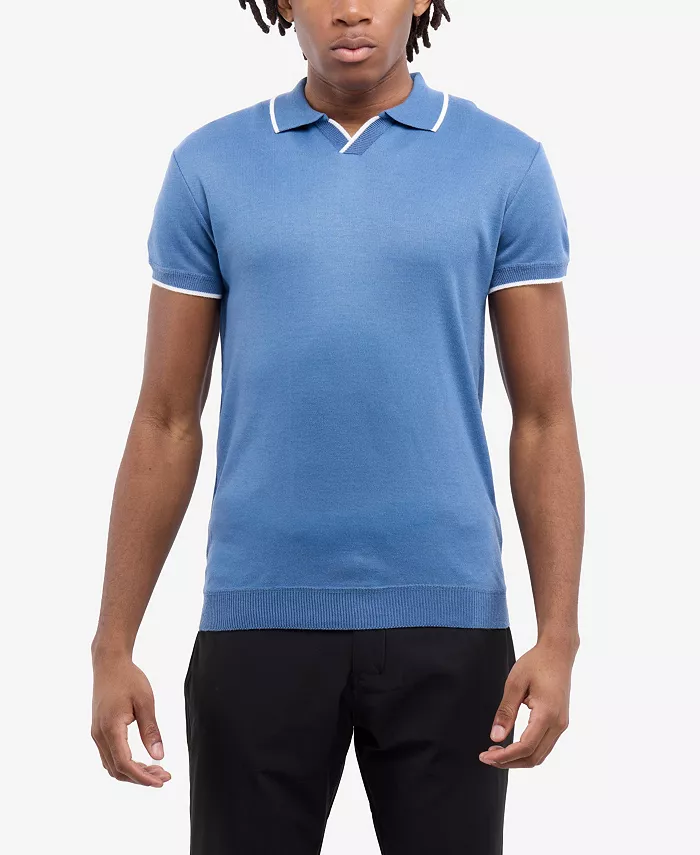 Мужской джерси-поло с коротким рукавом и воротником Johnny SPRING + MERCER, синий
Мужской джерси-поло с коротким рукавом и воротником Johnny SPRING + MERCER, синий