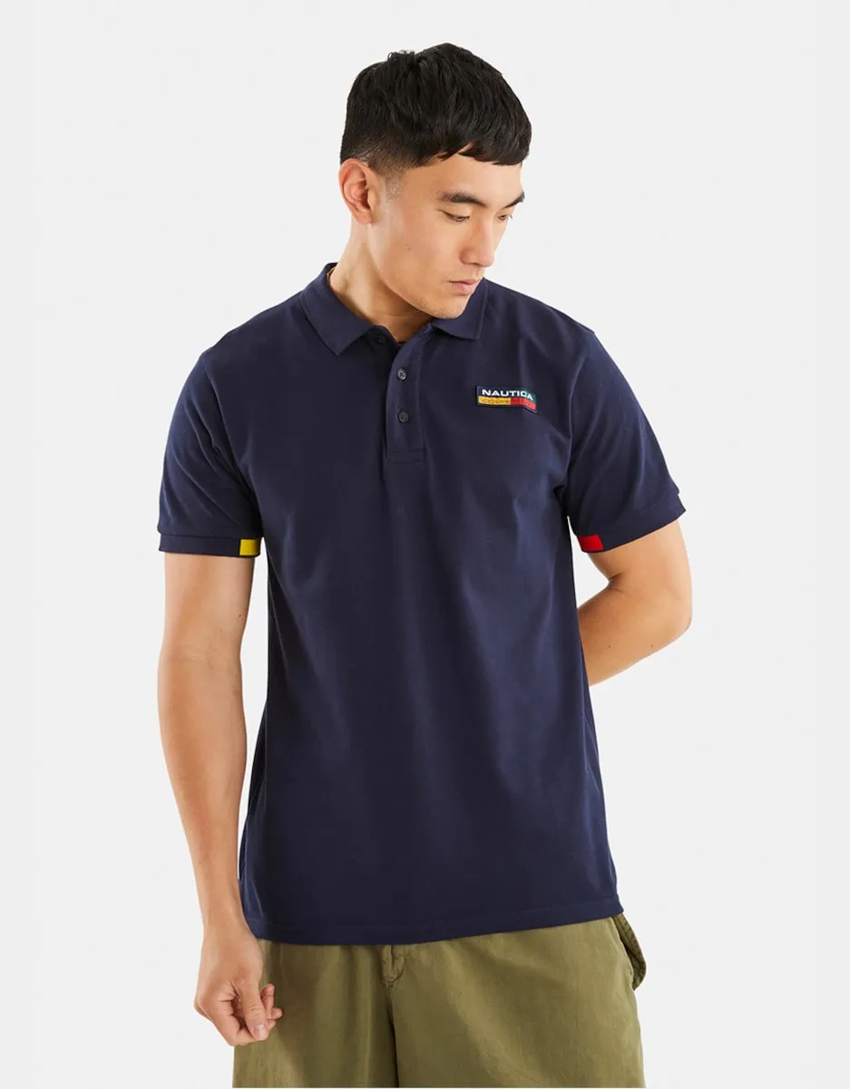 Мужская рубашка-поло классического кроя с короткими рукавами из пике Nautica, синий
Мужская рубашка-поло классического кроя с короткими рукавами из пике Nautica, синий