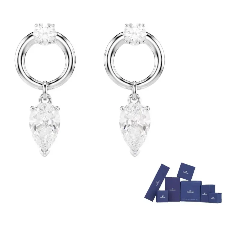 Серьги грушевидной формы с цирконием Swarovski
Серьги грушевидной формы с цирконием Swarovski