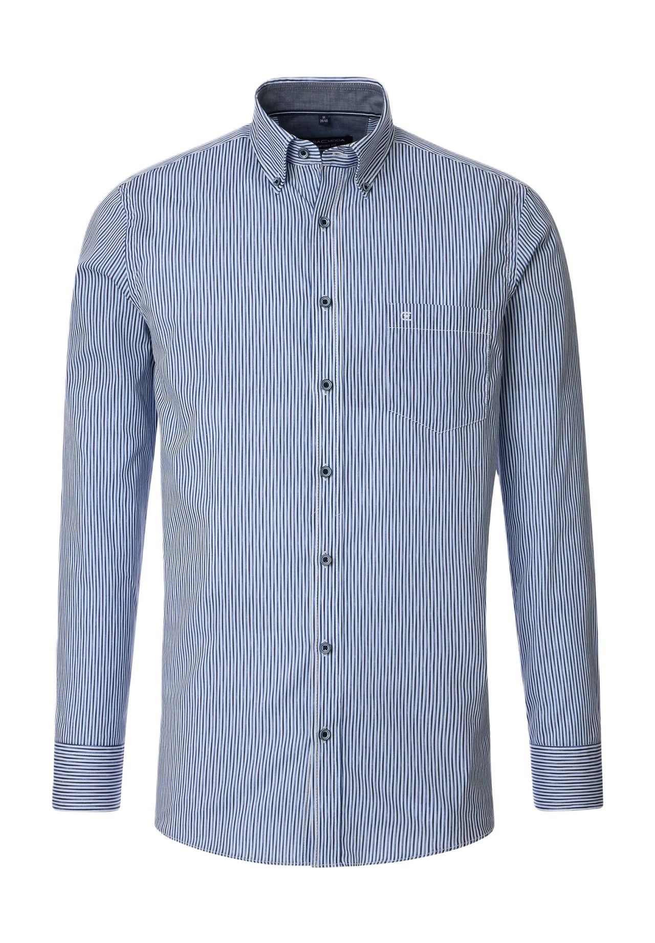 Повседневная рубашка, удобная посадка, воротник на пуговицах, мужская CASAMODA, цвет 100 Blau
Повседневная рубашка, удобная посадка, воротник на пуговицах, мужская CASAMODA, цвет 100 Blau