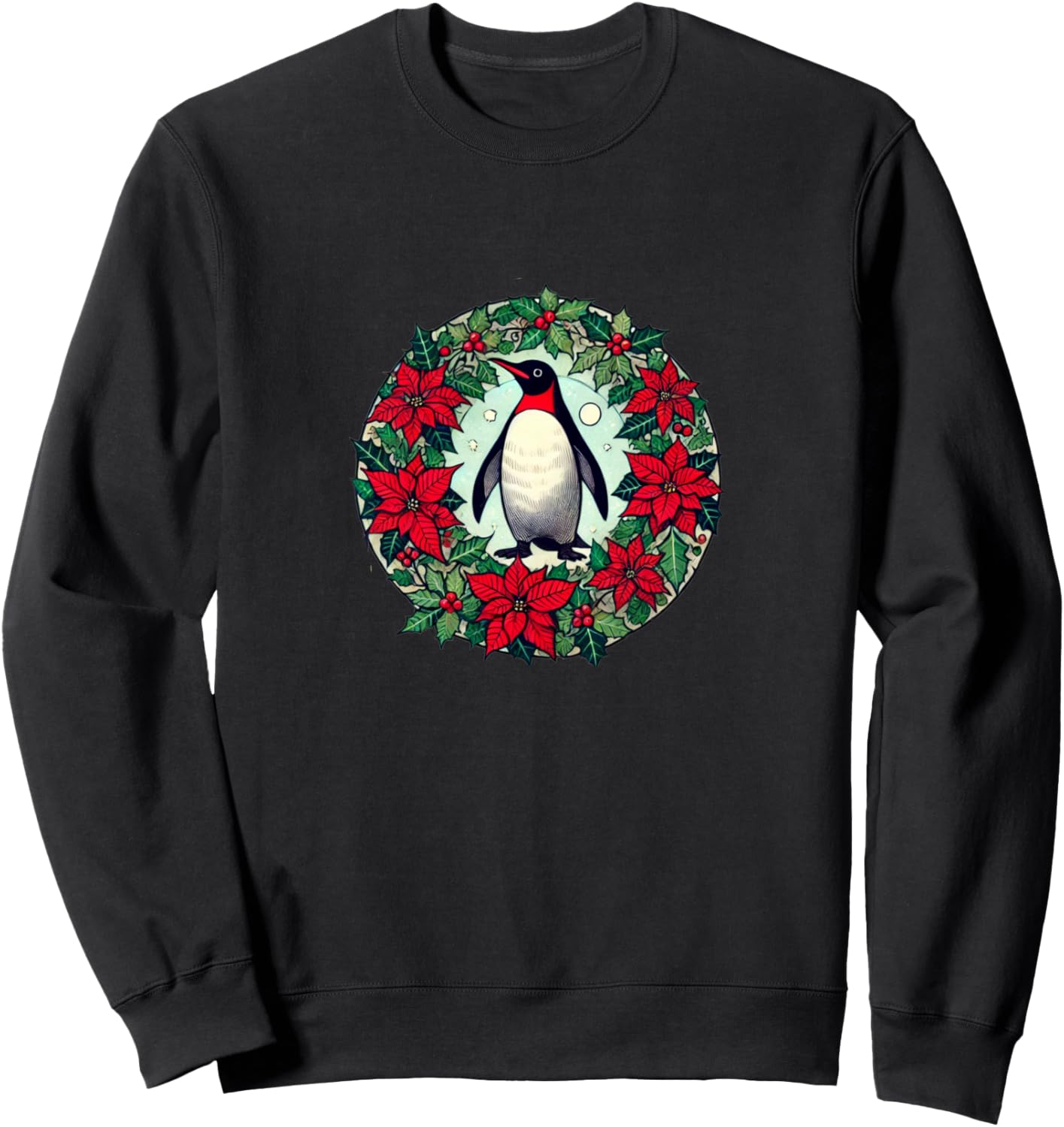 Рождественская толстовка с изображением пингвина Retro Penguins Lovers Snugg, черный
Рождественская толстовка с изображением пингвина Retro Penguins Lovers Snugg, черный