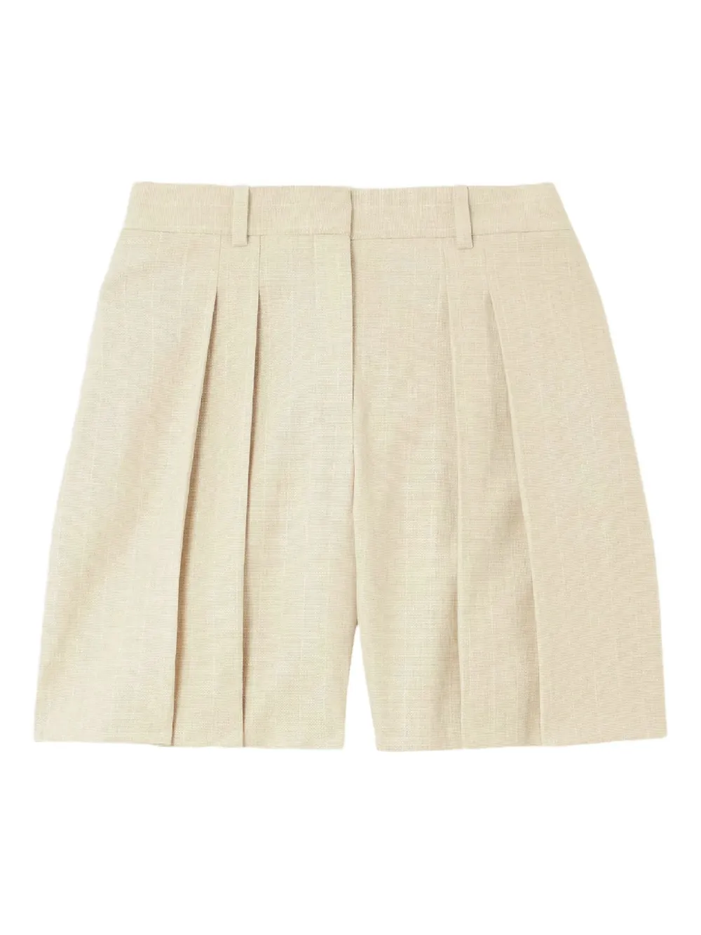 Плиссированные строгие шорты Theory, бежевый
Плиссированные строгие шорты Theory, бежевый