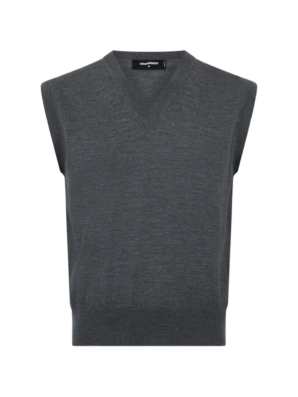 Свитер D2 с V-образным вырезом Dsquared2, серый
Свитер D2 с V-образным вырезом Dsquared2, серый