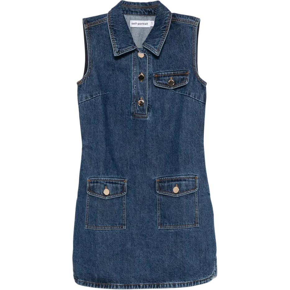 Джинсовое платье Self-portrait, синий
Джинсовое платье Self-portrait, синий
