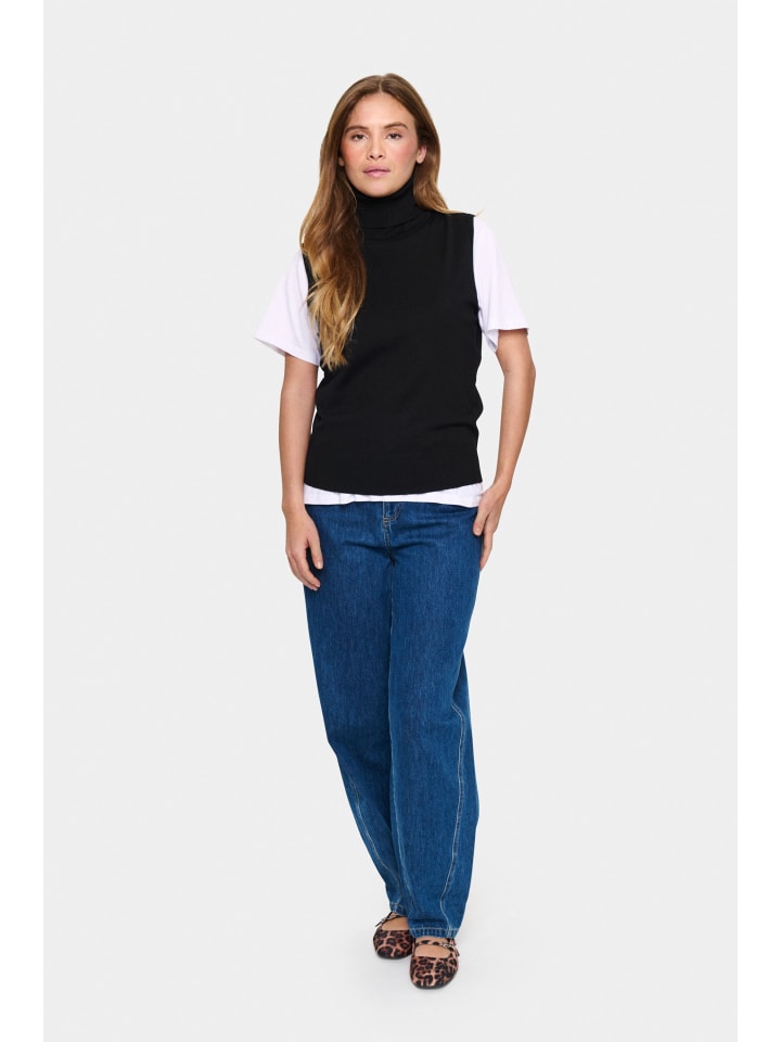 SAINT TROPEZ Вязаный жилет MilaSZ Classic fit черного цвета
SAINT TROPEZ Вязаный жилет MilaSZ Classic fit черного цвета