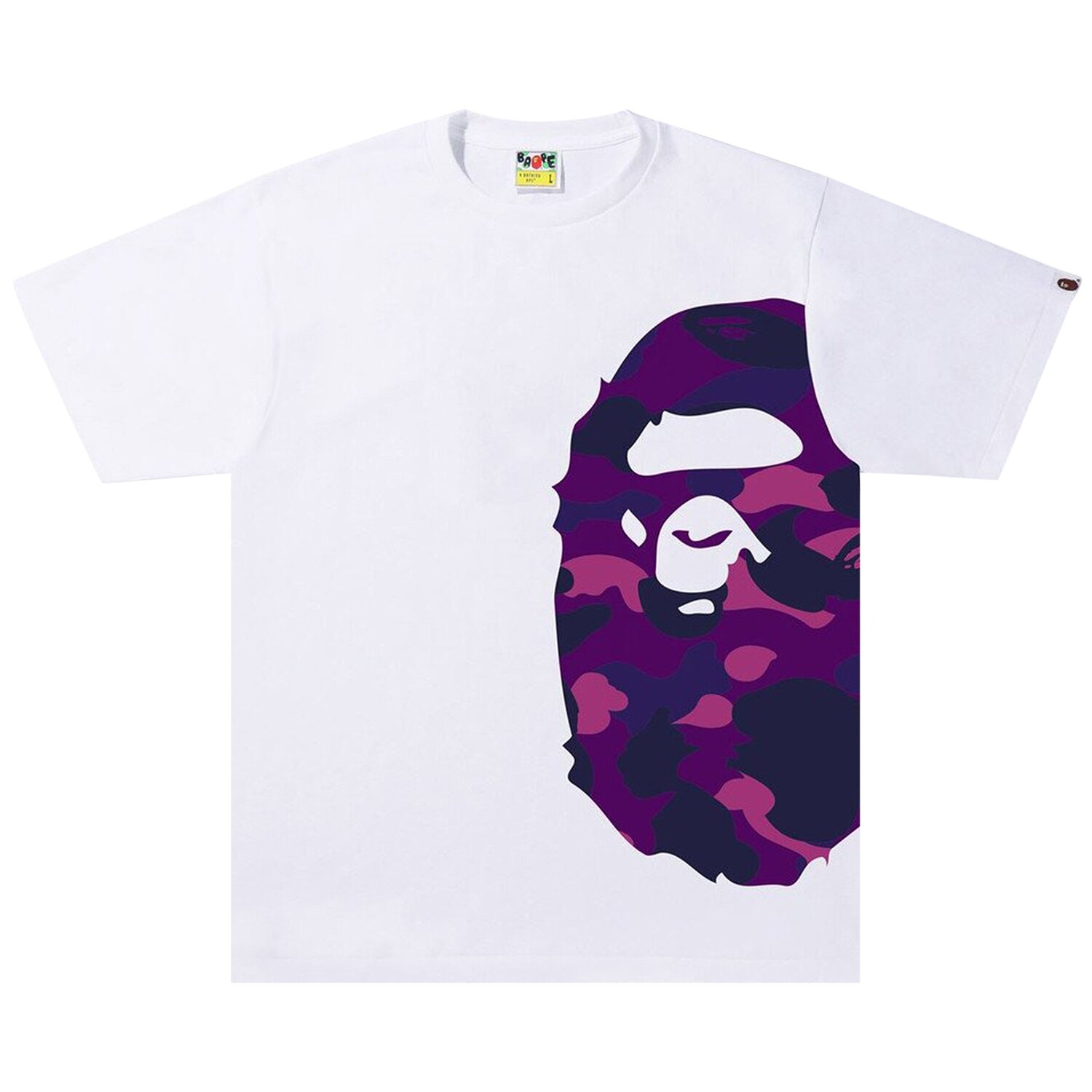 Футболка BAPE Camo Side Ape Head, Белый/Фиолетовый
Футболка BAPE Camo Side Ape Head, Белый/Фиолетовый