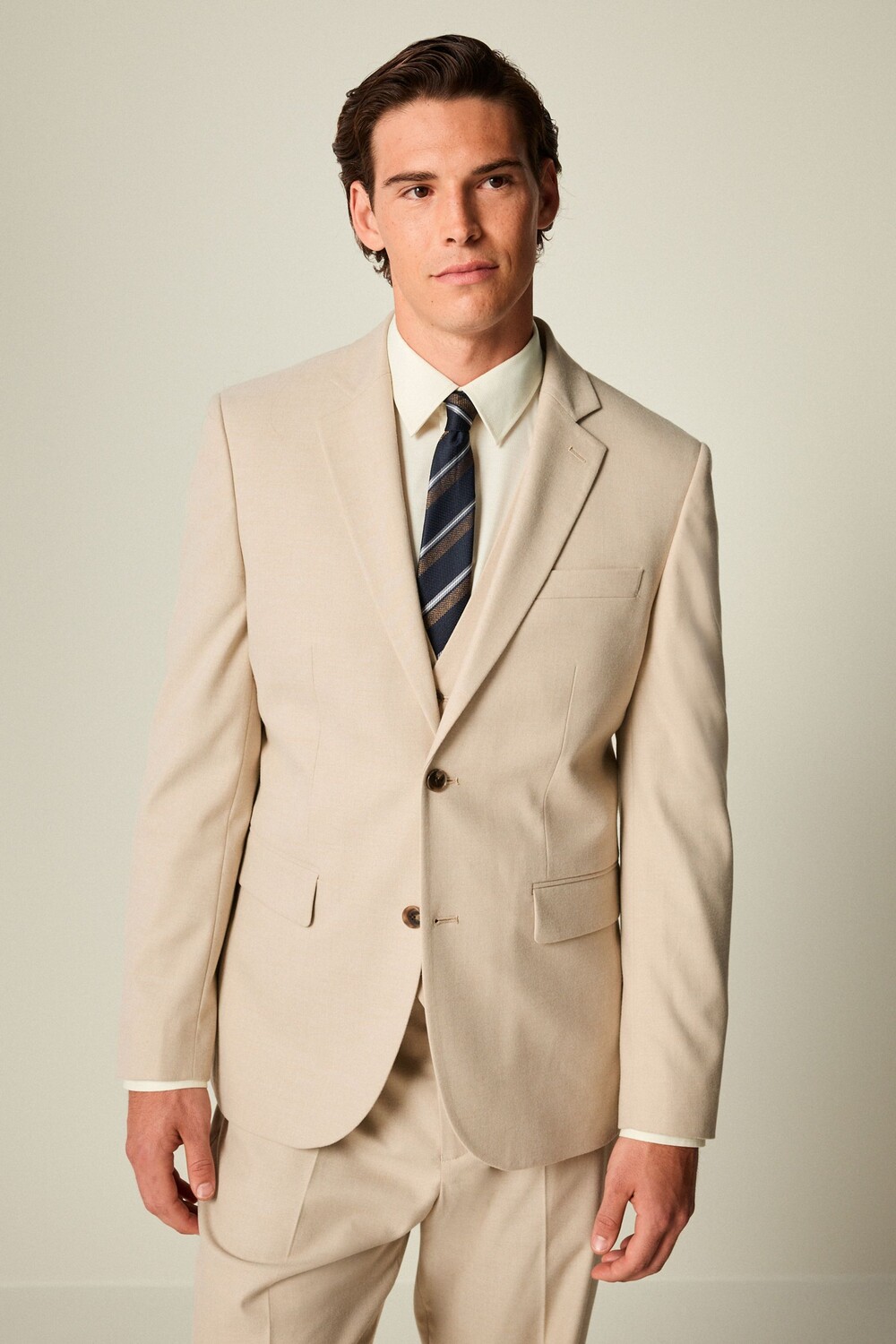 Приталенный фланелевый пиджак Next, нейтральный
Приталенный фланелевый пиджак Next, нейтральный