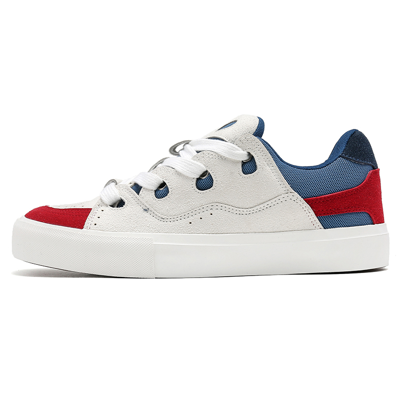 VAEL Низкие скейтерские кроссовки унисекс бело-красные, цвет White Red
VAEL Низкие скейтерские кроссовки унисекс бело-красные, цвет White Red