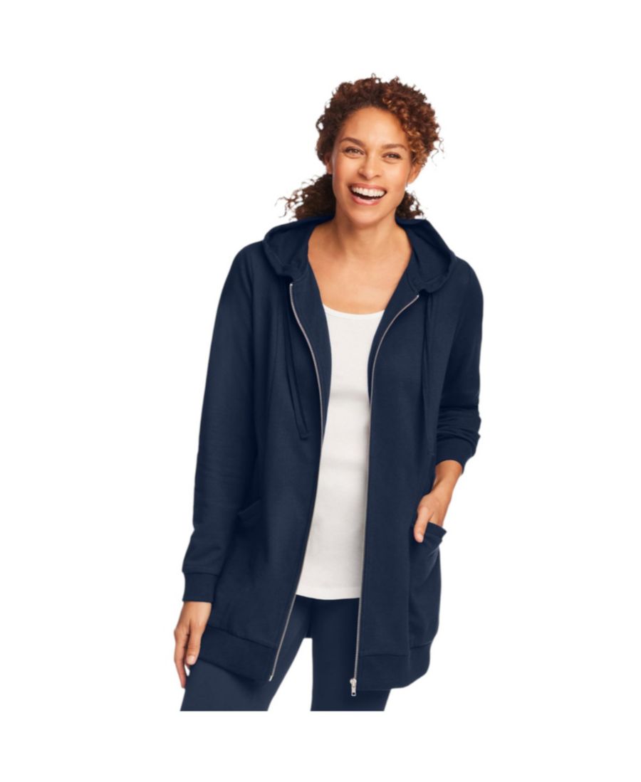 Куртка-туника с капюшоном на молнии большого размера Woman Within, Navy
Куртка-туника с капюшоном на молнии большого размера Woman Within, Navy