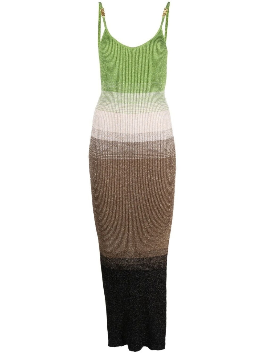 Gcds платье макси в рубчик, коричневый
Gcds платье макси в рубчик, коричневый